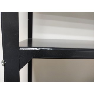  Стелаж складский 2000х1000х400 мм, на 5 полиць(колір черний)